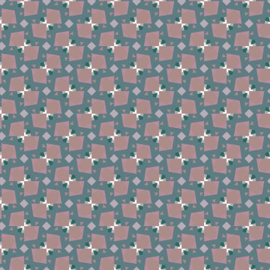 Geometrik süslemeli vektör deseni. Kusursuz tasarım dokusu.