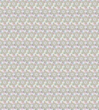 Geometrik süslemeli vektör deseni. Kusursuz tasarım dokusu.