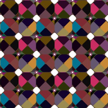 Kusursuz Vektör Deseni. Geometrik Süsleme Biçiminde Arkaplan DokusuName.