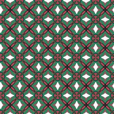 Dikişsiz geometrik süs vektör deseni. Soyut arka plan