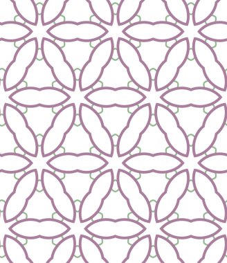 Kusursuz Vektör Deseni. Geometrik Süsleme Biçiminde Arkaplan DokusuName.