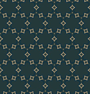 Dikişsiz geometrik süs vektör deseni. Soyut arka plan