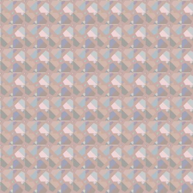 geometrik süsleme biçiminde kusursuz vektör deseni