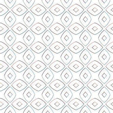 Geometrik süslemeli vektör deseni. Kusursuz tasarım dokusu.