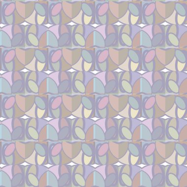 geometrik süsleme biçiminde kusursuz vektör deseni