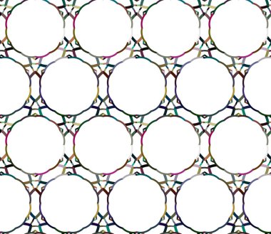 Geometrik süslemeli vektör deseni. Kusursuz tasarım dokusu.