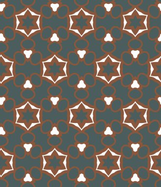 Dikişsiz geometrik süs vektör deseni. Soyut arka plan