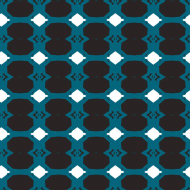 Dikişsiz geometrik süs vektör deseni. Soyut arka plan