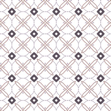 Dikişsiz geometrik süs vektör deseni. Soyut arka plan