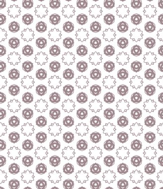 Geometrik süslemeli vektör deseni. Kusursuz tasarım dokusu.