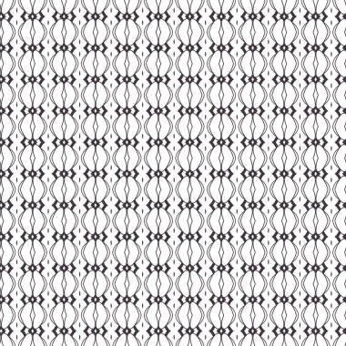 Geometrik süslemeli vektör deseni. Kusursuz tasarım dokusu.