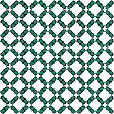 Geometrik süslemeli vektör deseni. Kusursuz tasarım dokusu.