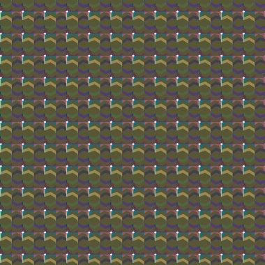 Geometrik süslemeli vektör deseni. Kusursuz tasarım dokusu.