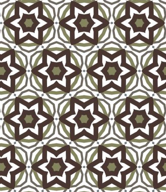 Geometrik süslemeli vektör deseni. Kusursuz tasarım dokusu.