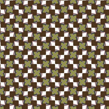 geometrik süsleme biçiminde kusursuz vektör deseni