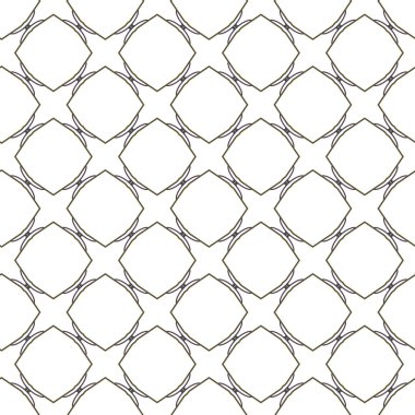 Dikişsiz geometrik süs vektör deseni. Soyut arka plan