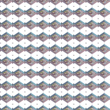 Geometrik süslemeli vektör deseni. Kusursuz tasarım dokusu.