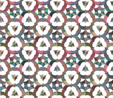 Dikişsiz geometrik süs vektör deseni. Soyut arka plan