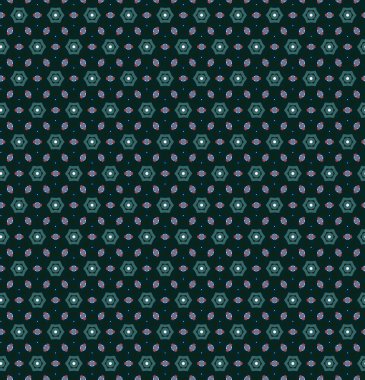 Geometrik süslemeli vektör deseni. Kusursuz tasarım dokusu.