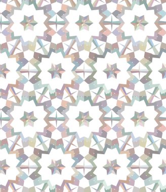 Dikişsiz geometrik süs vektör deseni. Soyut arka plan