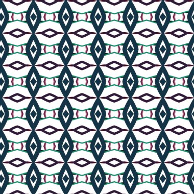 Kusursuz Vektör Deseni. Geometrik Süsleme Biçiminde Arkaplan DokusuName.