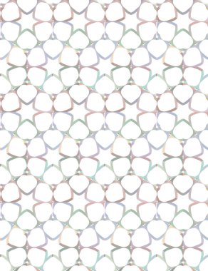 geometrik süsleme biçiminde kusursuz vektör deseni