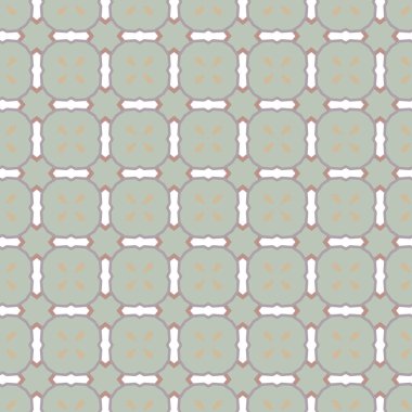 Geometrik süslemeli vektör deseni. Kusursuz tasarım dokusu.