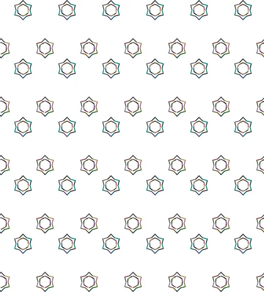 Seamless Vector Pattern Geometric Ornamental Style — Stock Vector