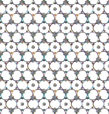 Kusursuz Vektör Deseni. Geometrik Süsleme Biçiminde Arkaplan DokusuName.