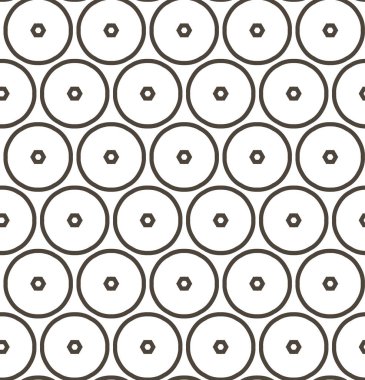 geometrik süsleme biçiminde kusursuz vektör deseni