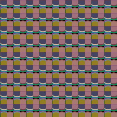 Geometrik süslemeli vektör deseni. Kusursuz tasarım dokusu.