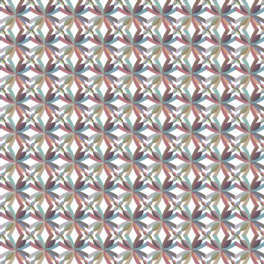 Kusursuz Vektör Deseni. Geometrik Süsleme Biçiminde Arkaplan DokusuName.