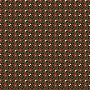 geometrik süsleme biçiminde kusursuz vektör deseni