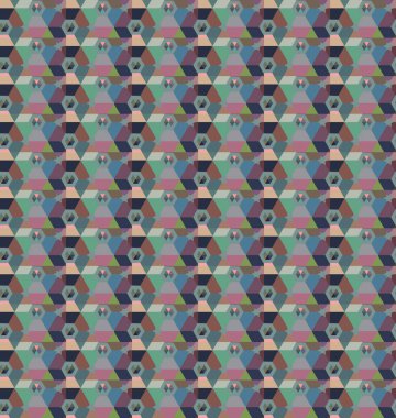 Geometrik süslemeli vektör deseni. Kusursuz tasarım dokusu.