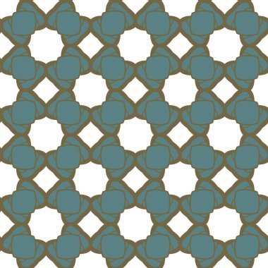 Geometrik süslemeli vektör deseni. Kusursuz tasarım dokusu.