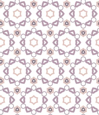 Kusursuz Vektör Deseni. Geometrik Süsleme Biçiminde Arkaplan DokusuName.