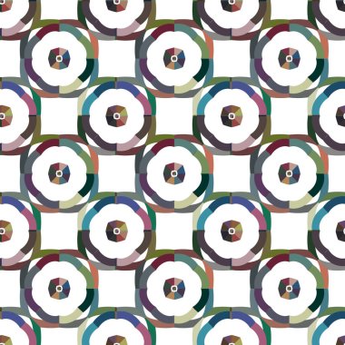 Geometrik süslemeli vektör deseni. Kusursuz tasarım dokusu.