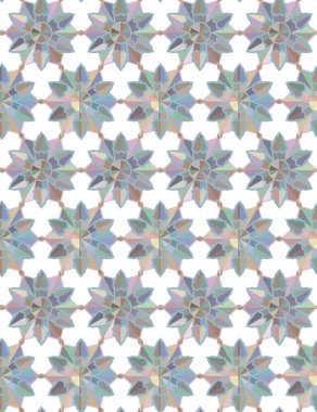 Kusursuz Vektör Deseni. Geometrik Süsleme Biçiminde Arkaplan DokusuName.