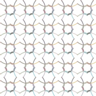 Dikişsiz geometrik süs vektör deseni. Soyut arka plan