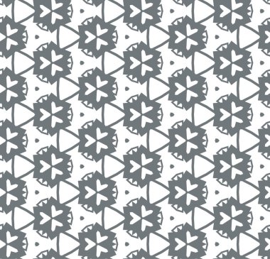 geometrik süsleme biçiminde kusursuz vektör deseni