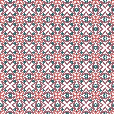 Kusursuz Vektör Deseni. Geometrik Süsleme Biçiminde Arkaplan DokusuName.