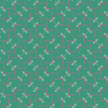 geometrik süsleme biçiminde kusursuz vektör deseni