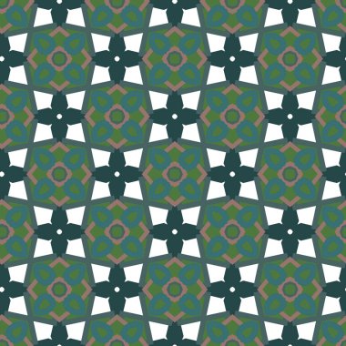 Kusursuz Vektör Deseni. Geometrik Süsleme Biçiminde Arkaplan DokusuName.