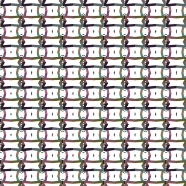 Kusursuz Vektör Deseni. Geometrik Süsleme Biçiminde Arkaplan DokusuName.