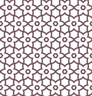 geometrik süsleme biçiminde kusursuz vektör deseni