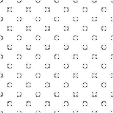 Dikişsiz geometrik süs vektör deseni. Soyut arka plan