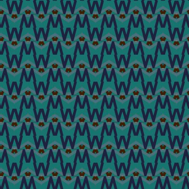 Geometrik süslemeli vektör deseni. Kusursuz tasarım dokusu.