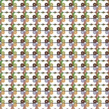 Geometrik süslemeli vektör deseni. Kusursuz tasarım dokusu.