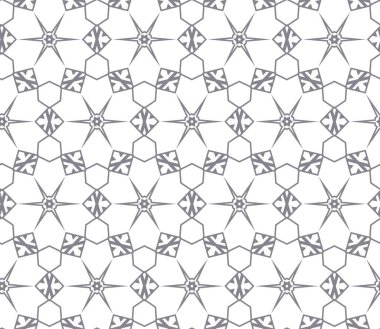 Geometrik süslemeli vektör deseni. Kusursuz tasarım dokusu.