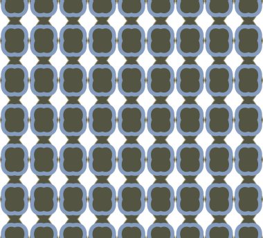 geometrik süsleme biçiminde kusursuz vektör deseni